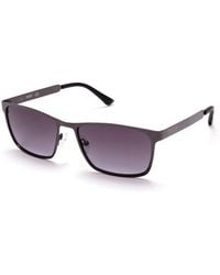 Kenneth Cole - Rectangle Metal Sunglasses - Lyst