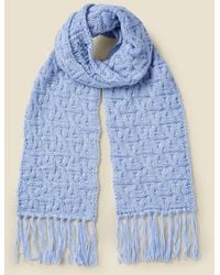 Sosandar - Bella Pale Chunky Knitted Scarf - Lyst