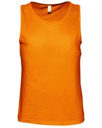 Sol's - Justin Sleeveless Tank Vest Top Cotton - Lyst