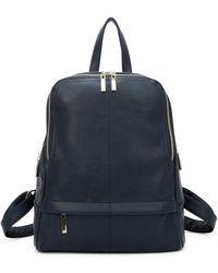 Woodland Leathers - Fashion Backpack With Anti Theft Zipper - Lyst