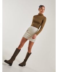 Pink Vanilla - Utility Side Pocket Mini Skirt - Lyst