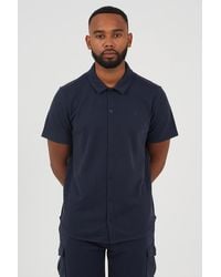 Brave Soul - Textured Short Sleeve Shirt - Lyst