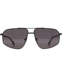 Calvin Klein - Aviator Matte Dark Gunmetal Ck23126S - Lyst