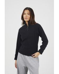 Brave Soul - Quarter Zip Polar Fleece Sweatshirt - Lyst