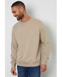 Threadbare - Cotton Blend 'Satsuma' Crew Neck Sweatshirt - Lyst