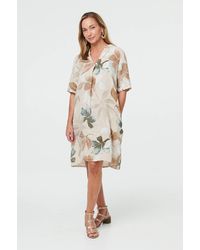 Izabel London - Patchwork Print Long Sleeve Shirt - Lyst