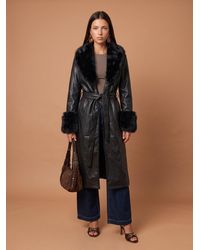 Urban Bliss - Pu Fur Cuff Jacket - Lyst