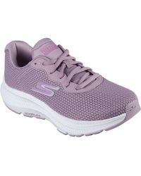 Skechers - Go Run Consistent 2.0 Engaged Textiel Mauve Sneakers - Lyst