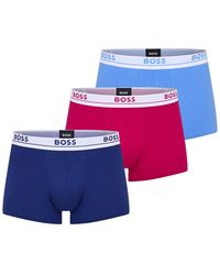 BOSS - 3 Pack Plain Design Trunk - Lyst