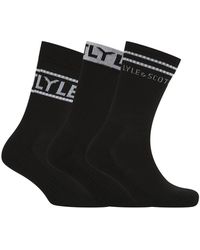 Lyle & Scott - And 3 Pack Lettering Crew Socks - Lyst