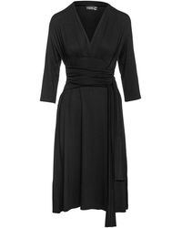 Conquista - Empire Line Dress With Belt - Lyst