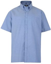 KAM Jeanswear - Kam Short Sleeve Shirt Plus Size - Lyst
