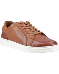 Hush Puppies - Madden Leather Trainers - Lyst