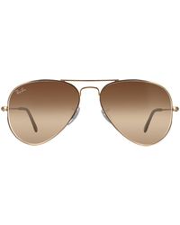 Ray-Ban - Sunglasses Aviator 3025 001/51 Shade Metal - Lyst