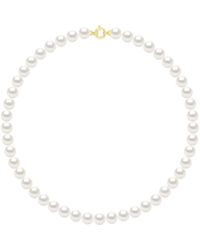Ateliers Saint Germain - Necklace Row Princess Of Real Cultured Freshwater Pearls Round 8-9 Mm - Lyst
