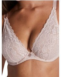 Aubade - Rosessence Care Triangle Plunge Bra - Lyst