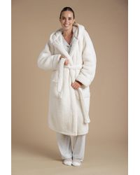 Tokyo Laundry - Fluffy Hooded Dressing Gown - Lyst