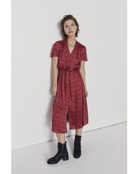 IKKS - Bandana Print Long Sleeve Dress - Lyst
