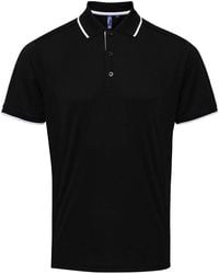 PREMIER - Coolchecker Contrast Pique Polo Shirt - Lyst