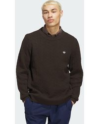 adidas - Originals Cableknit Sweater - Lyst