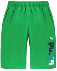 PUMA - Fun Woven Bermuda Shorts - Lyst