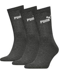 PUMA - Volwassen Bemanningsleden Sokken (pakket Van 3) (grijs) - Lyst