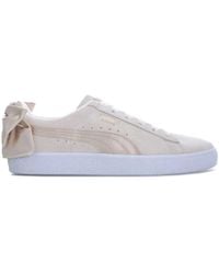 PUMA - Womenss Suede Bow Varsity Trainers - Lyst