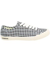 Seavees - Monterey Americana Plimsolls Canvas (Archived) - Lyst