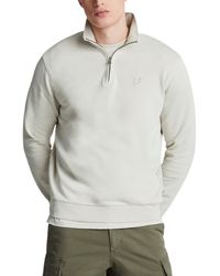 Lyle & Scott - Tonal Eagle Half Zip Jumper Sweatshirt - Lyst