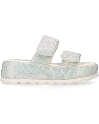 Steve Madden - Tokiyo Metallic Sandals - Lyst