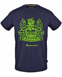 Aquascutum - Graphic Crew Neck Short Sleeve Jersey T-Shirt - Lyst