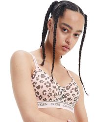 Calvin Klein - 000Qf6094E Ck One Cotton Lightly Lined Wireless Bralette - Lyst