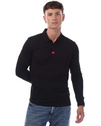 BOSS - Deresolo222 Long Sleeve Polo Shirt - Lyst