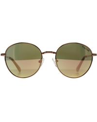 Kenneth Cole - Reaction Round Rose Mirror Kc2839 Metal - Lyst