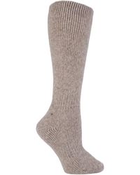 Heat Holders - Ladies Extra Long Thick 2.7 Tog Coloured Knee High Wool Socks - Lyst