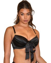 Pour Moi - India Satin Longline Bra - Lyst