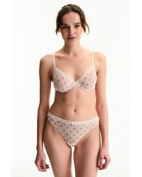 Penti - Polka Dot Lace Underwired Bra - Lyst