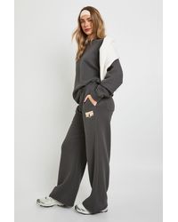 Boohoo - Brooklyn Ath Dept Puff Print Sweatshirt Tracksuit - Lyst