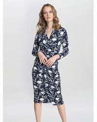 Gina Bacconi - Linda Jersey Wrap Dress - Lyst