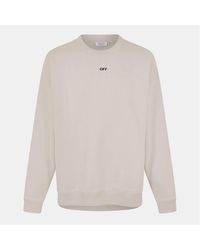 Off-White c/o Virgil Abloh - Skate Relaxed Fit Crew Sweatshirt - Lyst