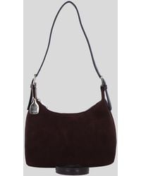 Ashwood Leather - Real And Suede Shoulder Bag With Detachable Crossbody Strap - Lyst