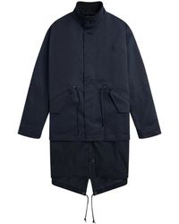 Fred Perry - Double Layered Shaded Jacket Cotton - Lyst