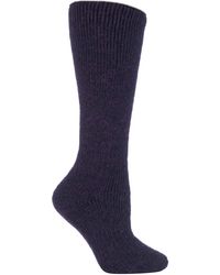 Heat Holders - Ladies Extra Long Thick 2.7 Tog Coloured Knee High Wool Socks - Lyst