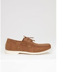 Threadbare - Archery Moc Toe Lace-Up Boat Shoes - Lyst