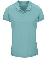 Sol's - Ladies Planet Piqué Organic Polo Shirt (Pool) - Lyst