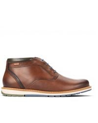 Pikolinos - Leather Lace-Up Ankle Smart Boots - Lyst