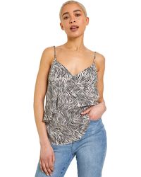D.u.s.k - Frill Detail Spot Print Cami Top - Lyst