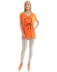 Conquista - T-shirt Met Oversized Print - Lyst