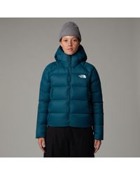 The North Face - Hyalite Down Hooded Jacket Midnight Petrol - Lyst