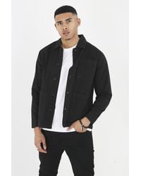 Brave Soul - Cotton Twill Patch Pocket Shacket - Lyst